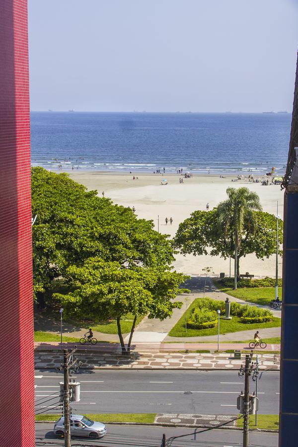 Apto Gonzaga Frente Ao Mar Wi-Fi Santos  Bagian luar foto